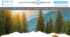 Desktop Screenshot of lighthousedentalco.com